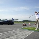 Worlds’ Farthest Golf Shot Caught In A Moving Car