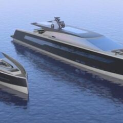 Two Hybrid Megayachts With Chic Designs