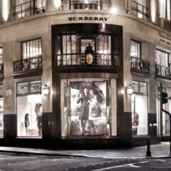 Where is Burberry largest store?