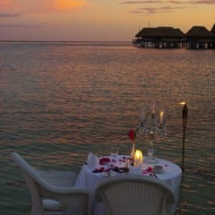 Dining in the water is so Romantic!