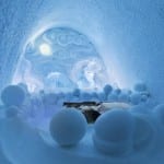 ICEHOTEL is a hotel built of ice and snow