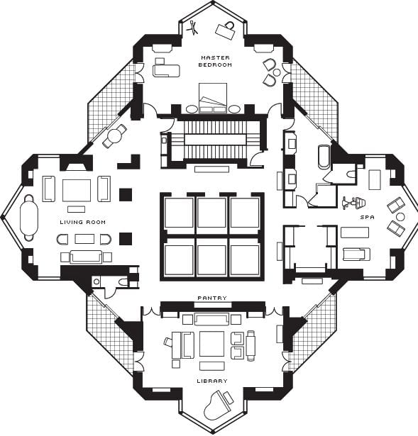 floor plan PENTHOUSE