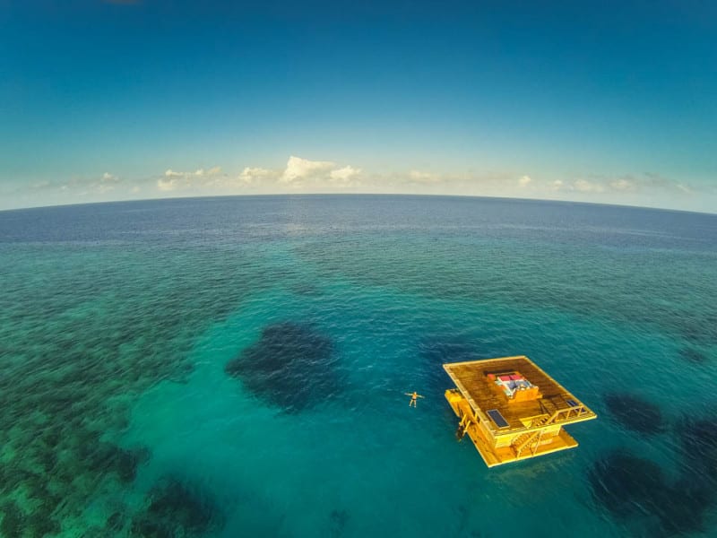 Manta Resort – Pemba Island underwater rooms