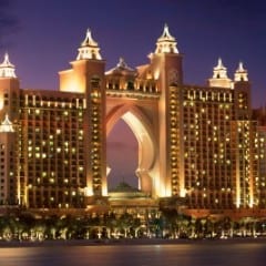 Atlantis is the flagship resort on The Palm, Dubai