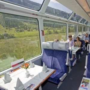 Glacier Express - spectacular railway in Switzerland