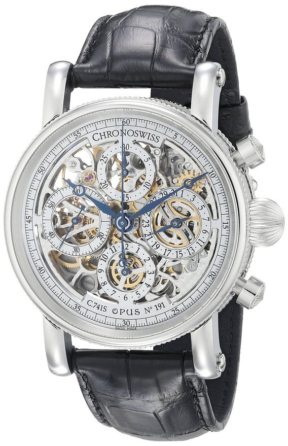 Chronoswiss Men's CH-7543S/11-1 Sirius Analog Display Automatic Self Wind Black Watch